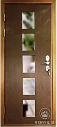 Стальная дверь с зеркалом-142
